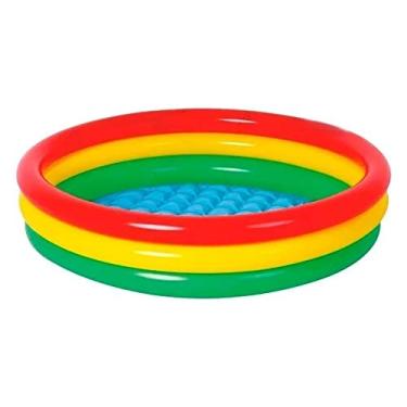 Imagem de Zippy Toys Piscina Inflável Com Capacidade Para 95 Litros, Colorida. É Recomendada Para Crianças de 1 a 3 Anos. Feita Inteiramente de Material 100% PVC, BP218