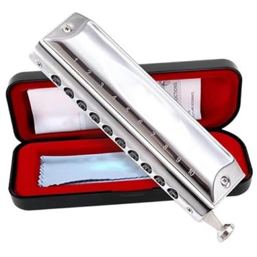 Imagem de Para Iniciantes harmônica Chave Harmônica Cromática De C 12 Buracos 48 Tons Órgão Bucal, Gaita Profissional Para Adultos Iniciantes