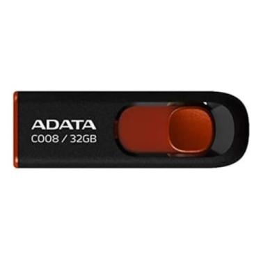 Imagem de PEN DRIVE ADATA AC008 32GB PRETO/VERMELHO AC008-32G-RKD