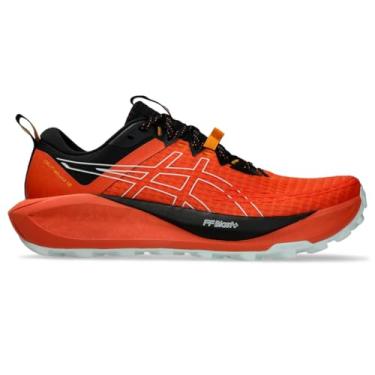 Imagem de Asics Tênis de corrida masculino Gel-Trabuco 13, Nova Orange/Pure Aqua, 42