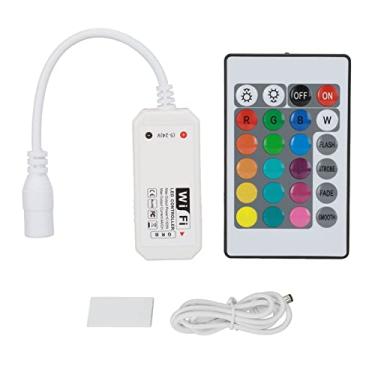 Imagem de Controle Remoto Inteligente do Controlador LED RGB para Hardware de Linha de de Luzes de Tira de 5V