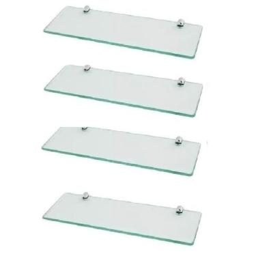 Imagem de Prateleira de vidro 30 x 15 kit com 4 unidades - Sonharte