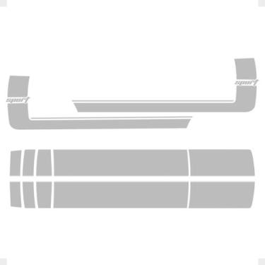 Imagem de Faixa Compatível Ka Sport 2012 Adesivo Lateral Capô Teto - SPORTINOX, 