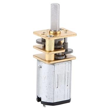 Imagem de Motor de Engrenagem N20 DC6V de, Motor de Engrenagem DC de Redução de Velocidade de 50-2000 RPM Com Caixa de Engrenagens de Metal Durável para Equipamentos de Máquinas