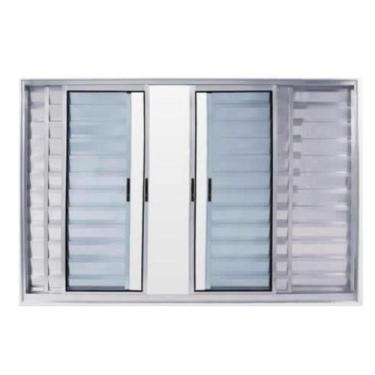 Imagem de Veneziana 6 Folhas 1.00x2.00 Brilhante L.18 Modular - RV PORTAS E JANE