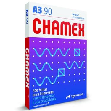 Imagem de Chamex 03071740178 Papel Branca, A3-297 420mm, Pacote com 500 Folhas