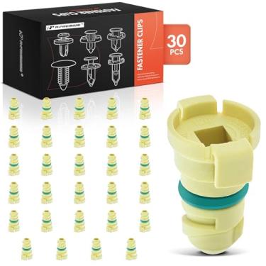 Imagem de A-Premium 30 peças de clipes de retenção de plástico para dreno de óleo do motor compatível com Ford F-150 F150 2015-2018, F-250 F-350 F-450 F-550 Super Duty 2011-2012 2014-2016, F-650 F-750