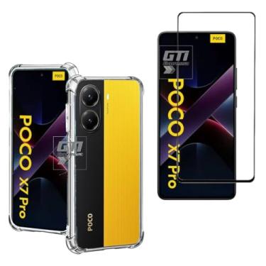 Imagem de Kit Capa Anti Impacto e Película Para Xiaomi Poco X7 Pro