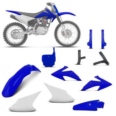 Imagem de Kit Plástico Crf 230f 2008 À 2014 - Pro tork, Azul