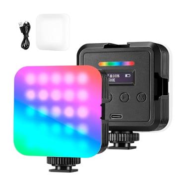 Imagem de Luz de Vídeo RGB Magnética Neewer, Luz de Câmera RGB61 com 360° de Cores Completas, Montagens de Sapata Fria, Modos de Cena/2500K-8500K/2000mAh Bateria, Portátil para Fotografia e Selfie
