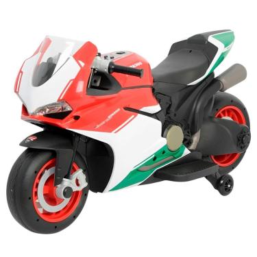 Imagem de Mini Moto Elétrica Infantil Bateria 12V Ducatti 1299 Panigale Som Farol Licenciada Importway Bw364