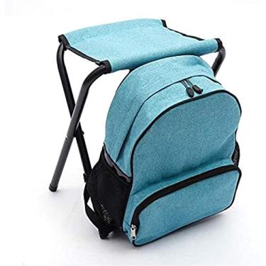 Imagem de Cadeira De Convés Mochila De Cadeira De Piquenique E Assento Pequeno Combo Pack Mochila Portátil Cadeira Removível Adequado Para Acampar Pesca Caminhadas Praia Churrasco, Cadeira De Acampamento Ou
