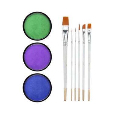 Imagem de Pintura Corporal Solúvel em Água (Preta e Branca) - 30g - À Prova D'Ág