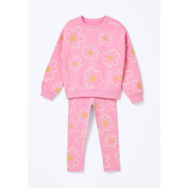 Imagem de Conjunto Infantil Menina Toddler Estampado - Hering, 001, Rosa