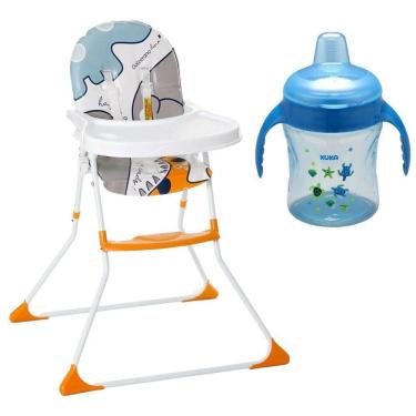 Imagem de Cadeira De Alimentação Alta Nick E Caneca Color Fun 200 Ml