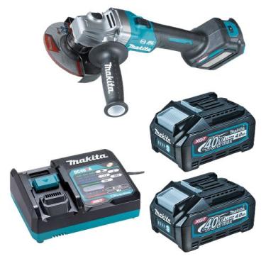 Imagem de Esmerilhadeira Ang 4-1/2" 40v XGT GA023 2x 4.0Ah Makita 220v, 220V