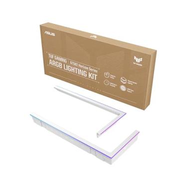 Imagem de ASUS TUF Iluminação ARGB para GT502 Horizon Series (Branco) - Moldura ARGB de Borda Externa 2X, Iluminação Vibrante, Design Magnético, Aura Sync