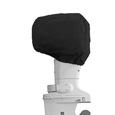 Imagem de MSC® Capa de motor de popa, meia capa de motor de popa, cor cinza, azul pacífico disponível (preta, metade externa serve para 200 hp)