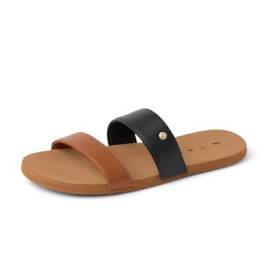 Imagem de REEF Sandália feminina Bliss Nights Eliana Slide, Preto/Cafe Duo, 37