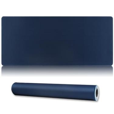 Imagem de Cmhoo Tapete de mouse para jogos XXL 90 x 15,7 x 15,7 mouse pad profissional grande e tapete de mouse para jogos de computador - 90 x 40 Darkblueus