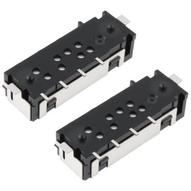 Imagem de eMagTech Interruptor de alternância de slot de placa-mãe de 2 peças compatível com interruptor de cartucho de jogo GBA SP