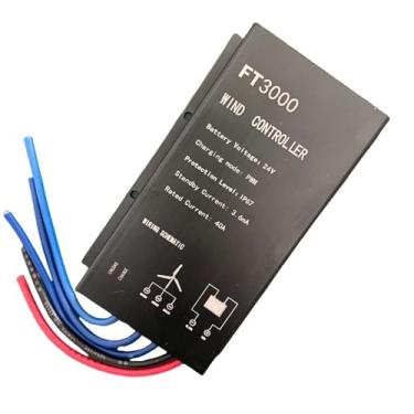 Imagem de 12V,Controlador de carga de turbina eólica MPPT 14000W, controlador de prova de água de 48V de 12V 24V de 48V para todo o pequeno gerador de moinho de vento (10A 20A 30A 40A)