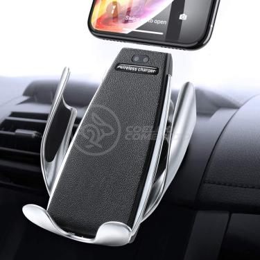 Imagem de Carregador Suporte Veicular Com Carregador Indução Qi Smart