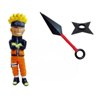 Imagem de Kit Boneco Action Figure Anime Uzumaki Naruto + ...