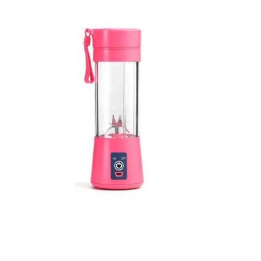 Imagem de Mini Liquidificador Portátil Pratico 6 Lâminas - Rosa