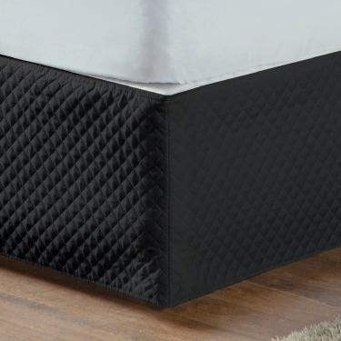 Imagem de Saia Box Solteiro Basic Matelada Preto