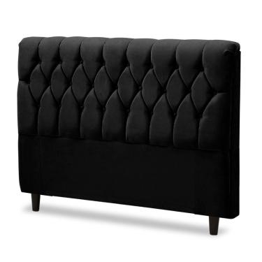 Imagem de Cabeceira De Cama Box Queen 165Cmx126Cm Preta Preto