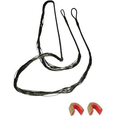 Imagem de Corda de substituição Keshes Dacron para arco tradicional e recurvo – corda de substituição de 12,14,16 fios – Todos os tamanhos de 111,24 – 177,2 cm