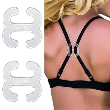 Imagem de Kit 2 Clip Magic Up DeMillus Melhora Postura Decotes, Transparente, Ún