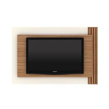 Imagem de Painel Home p/TV até 65 Polegadas PL3001 180x120cm Natural/Off White -