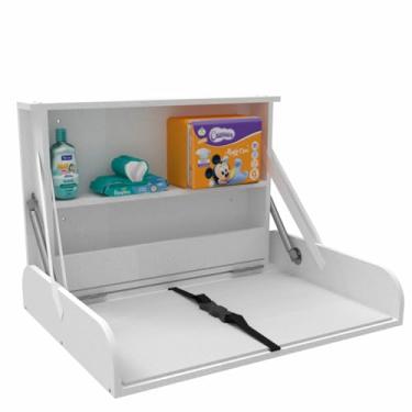 Imagem de Frald�rio Trocador de Fraldas de Parede Retr�til Horizontal com Aparador