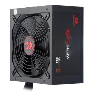 Imagem de Fonte 500W Redragon RGPS-500W - PFC Ativo - Eficiência 80% - 80 Plus Bronze - GC-PS001