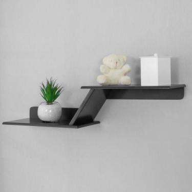 Imagem de Prateleira Zig Zag - MDF - Várias Cores - era uma vez baby store, Pret