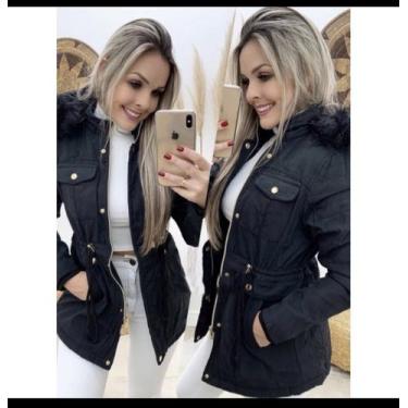 Imagem de Jaqueta parka feminina tamanho (GG - Dc