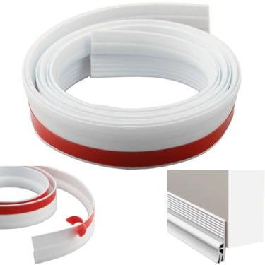 Imagem de Protetor Porta Veda Fresta Janela Fita Adesiva Pó Insetos NilosDecor (Branco)