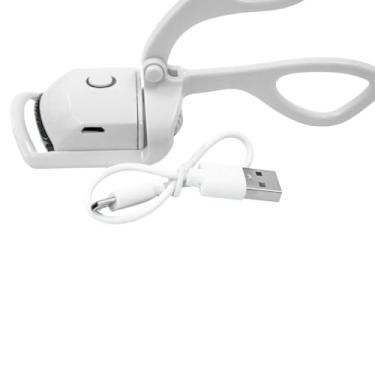 Imagem de Modelador de Cílios Elétrico USB, Aquecido, Térmico, Branco