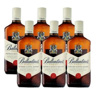 Imagem de Kit 6 Whisky Ballantine's Finest 750 Ml - BALLANTINES