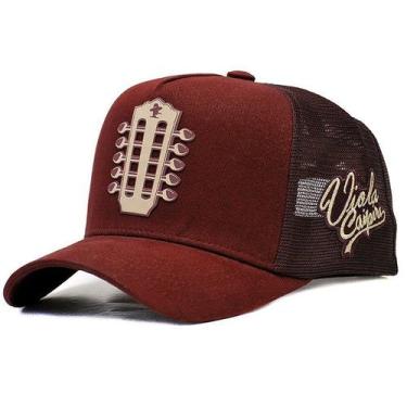 Imagem de Boné Sacudido's - Viola Caipira - Vinho - Sacudidos