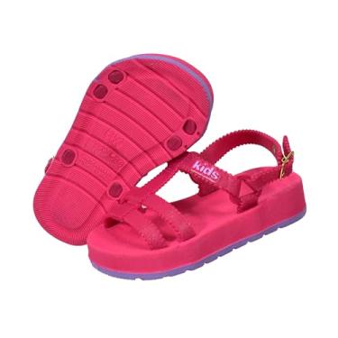 Imagem de Sandália Menina Mmk Princesa Colorida Tamanho 19 ao 34 (Rosa Chiclete, BR, Criança de 1 a 3 anos, Faixa Numérico, M, 19, 20)