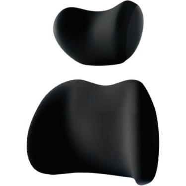 Imagem de Conjunto De Almofada Para Cabeça E Lombar Veicular Apoio Cadeira Banco Carro Espuma De Memória