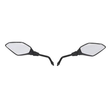 Imagem de Asixxsix Espelhos de Motocicletas Universais, Espelho Lateral Convexo de Vista para Vista Traseira Com 360 ° Ajustáveis ​​e Parafusos M8 M10 para ATV Scooter Dirt Bike Cruiser UTV