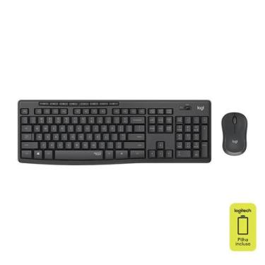 Imagem de Teclado e mouse sem fio Silent Wireless MK295 Logitech