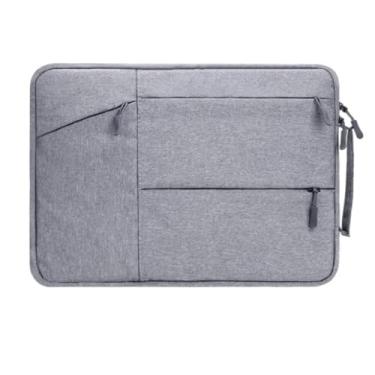 Imagem de Capa de Notebook，Bolsa Capa para Notebook com AlçA Até 15,6 Polegadas Cores(Cinza)