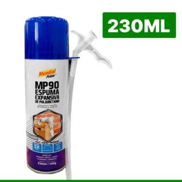 Imagem de Espuma Expansiva De Poliuretano PU Mundial Prime 500Ml/320g, 200ml