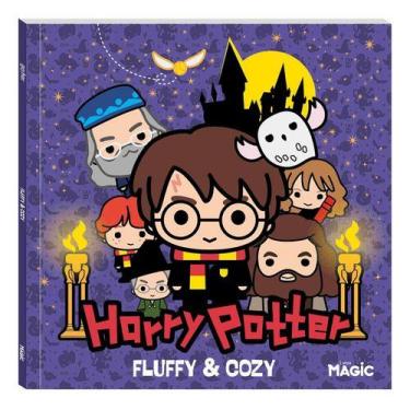 Imagem de Livro De Colorir Harry Potter Fluffy And Cozy Divertido Hogwarts Licen