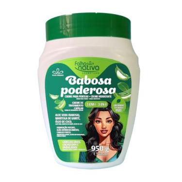 Imagem de Creme Para Pentear e Hidratante Babosa Poderosa Folha Nativa